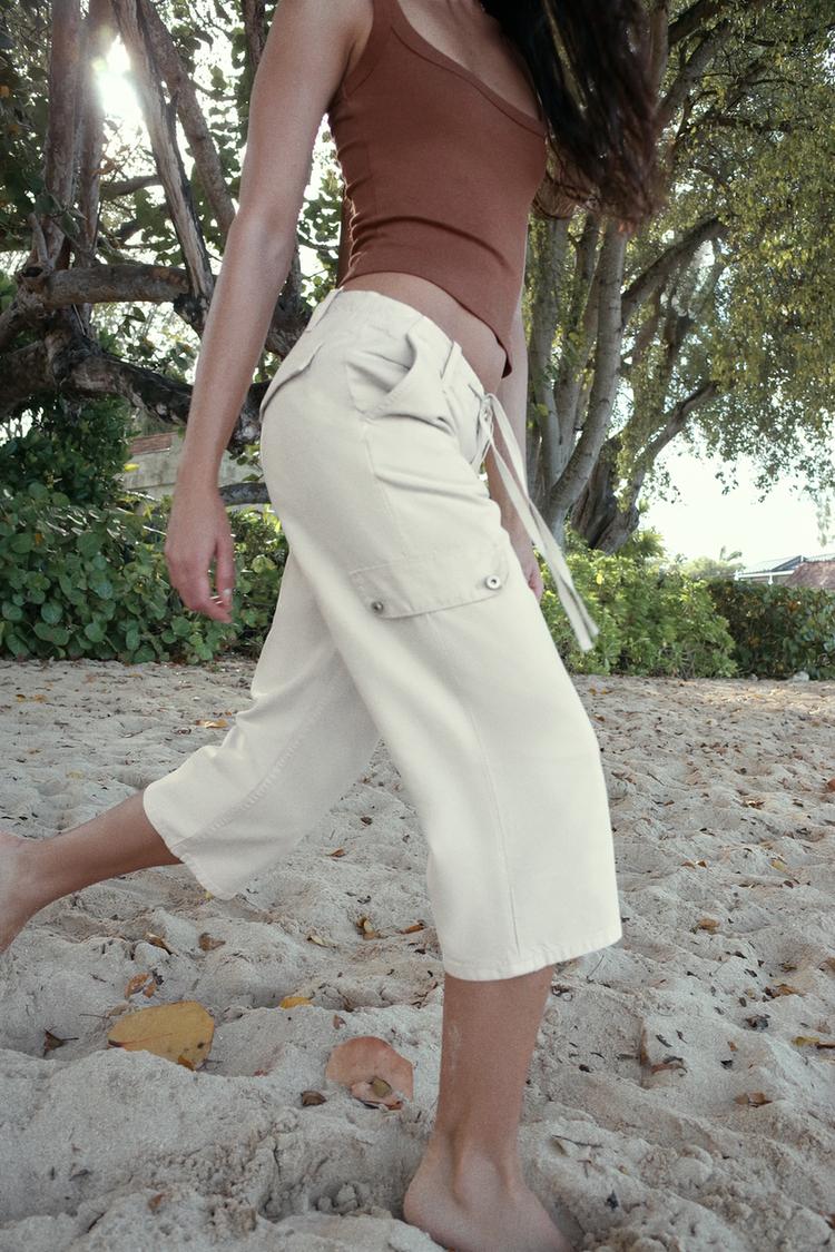 PANTALONES CAPRI CARGO