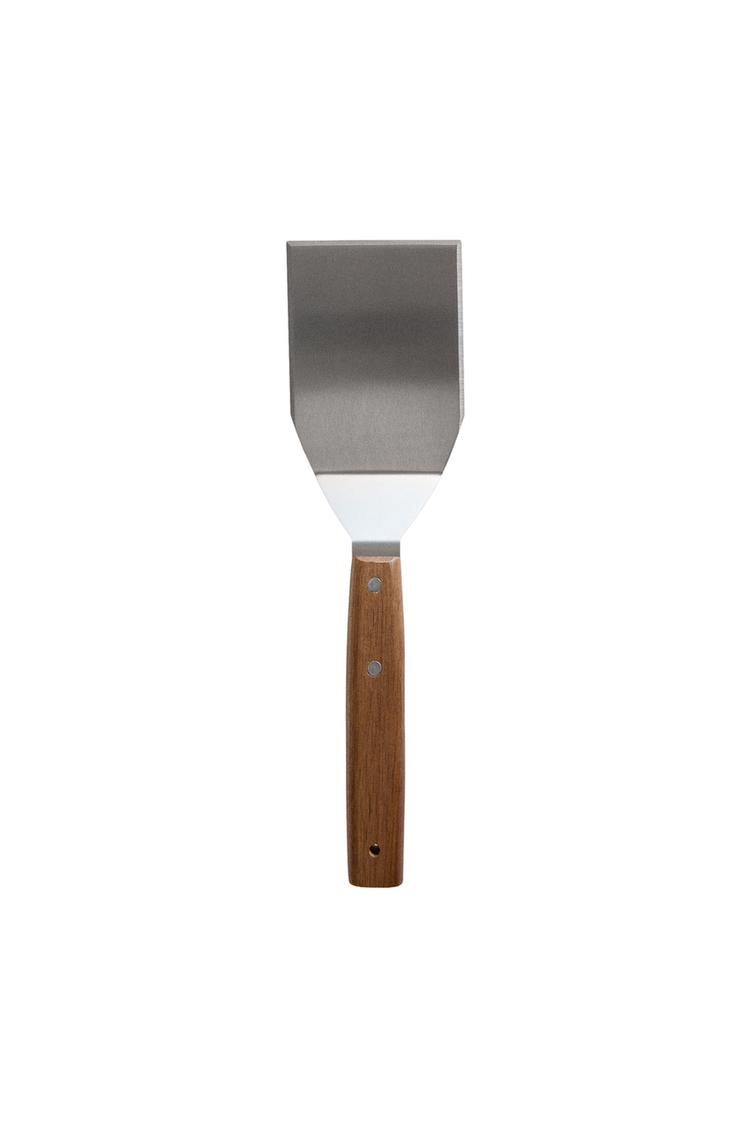 ESPÁTULA PARA HAMBÚRGUER EN ACERO Y MADERA