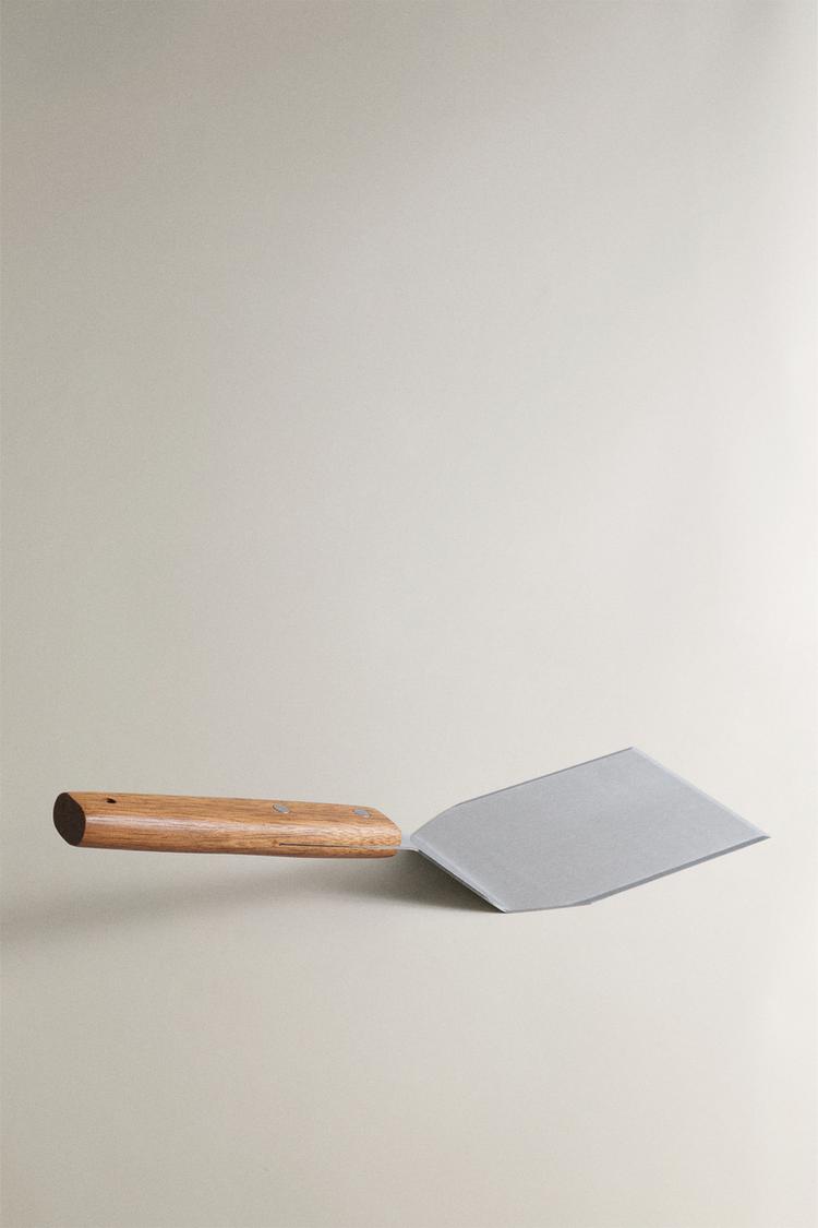 ESPÁTULA PARA HAMBÚRGUER EN ACERO Y MADERA
